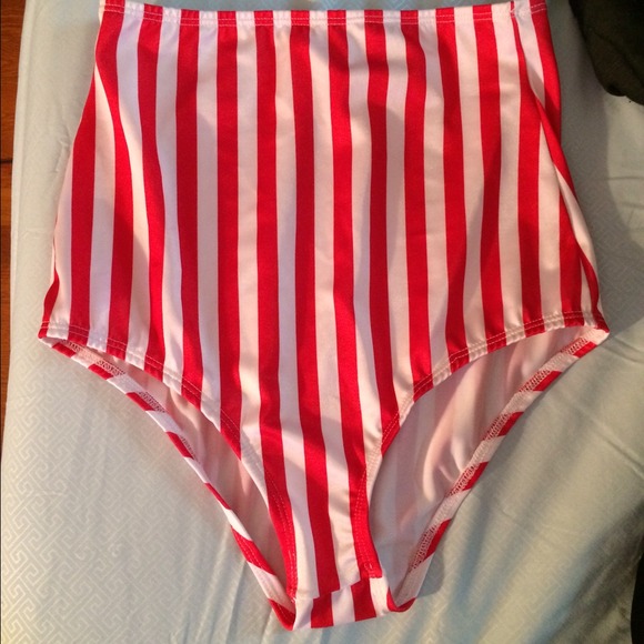 Fourth of July high waist bikini bottom
