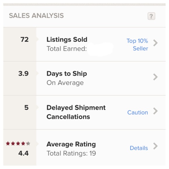 ℹ️Closet Stats. - Picture 2 of 4