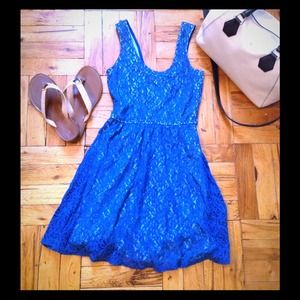 💙 blue lace dress 💙