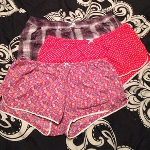 3-Piece Aerie Sleep Shorts