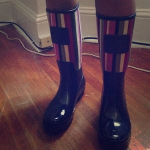COACH RAIN BOOTS