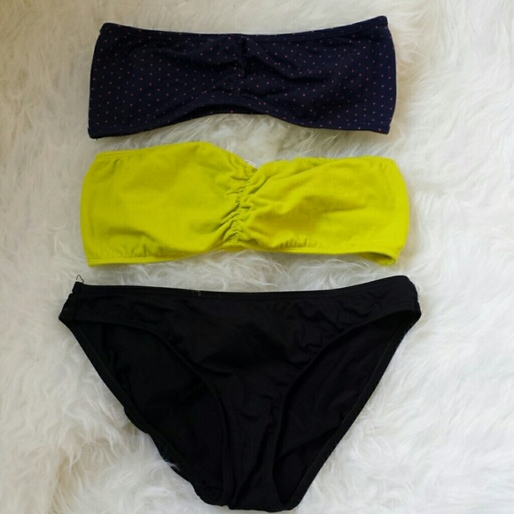 🚫SOLD🚫 Bundle: Bandeaus and Bikini bottom