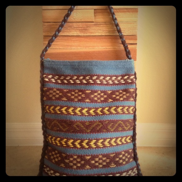 Vintage tribal messenger bag