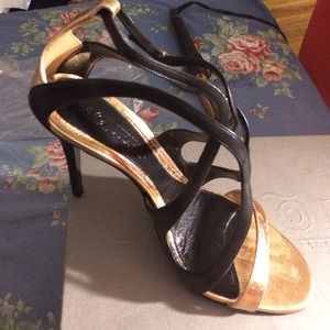 Alexander McQueen cross strappy sandals