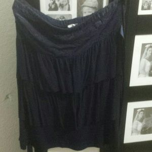 Dark blue halter top