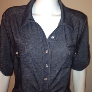 Denim dress- says large but u can fit medium too