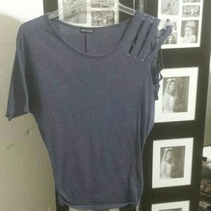 Navy blue top