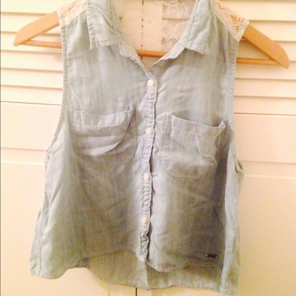 Shirt with lace from Abercrombie & Fitch