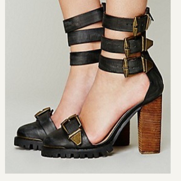 Jeffrey Campbell Shoes - Jeffrey Campbell for Free People ankle strap heels