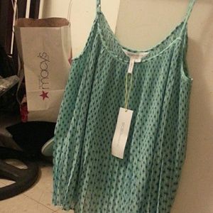 100% polyester aqua summer shirt