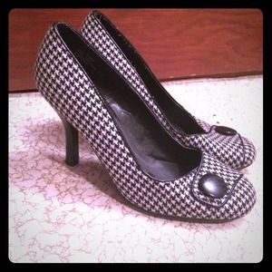 Black&White Checkered Heels