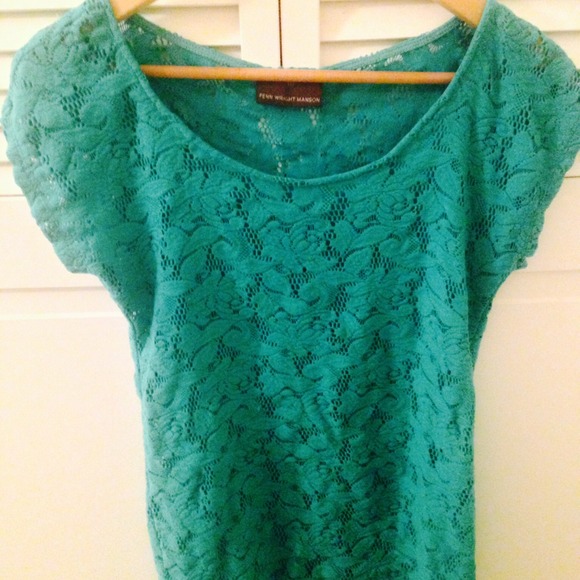 Greenish Lace shirt