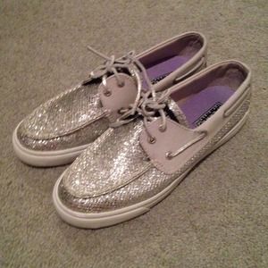 SPERRIES! New Sparkly Silver Sperries