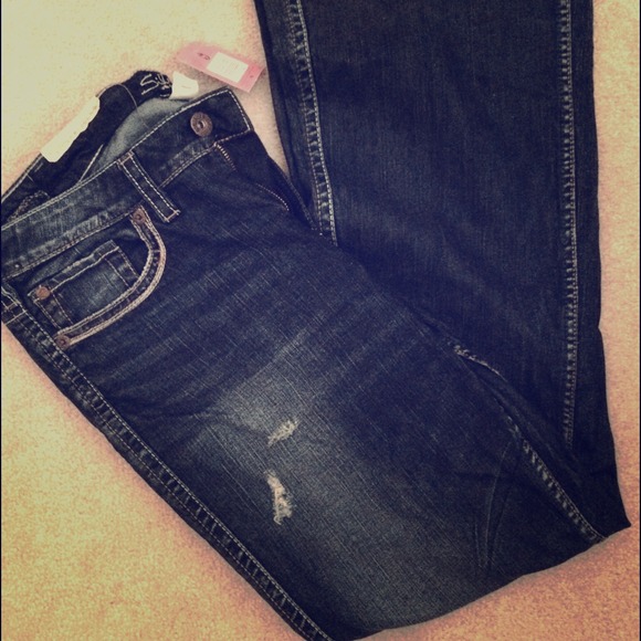 Brand new silver Frances flare jeans
