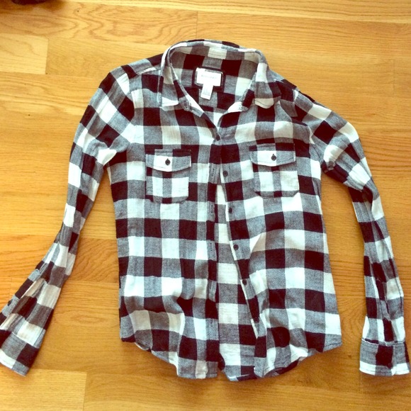 Black and white flannel