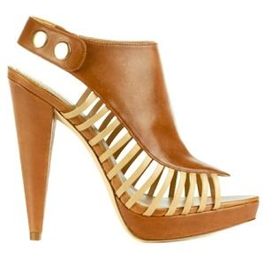 Report Signature Elinor Sandal Leather Heels Sz 6