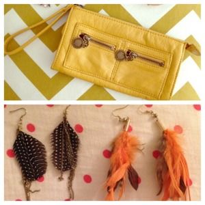 Bundle for @blueivy565 Wristlet and Earrings!