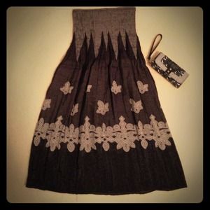 Strapless dress/skirt