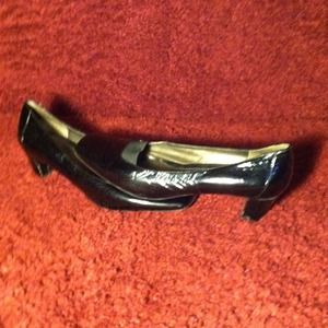 Black working high heels