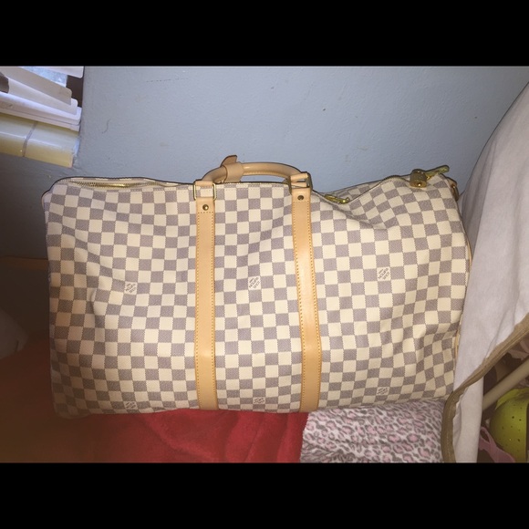 Louis Vuitton keepall bandouliere 55 azur