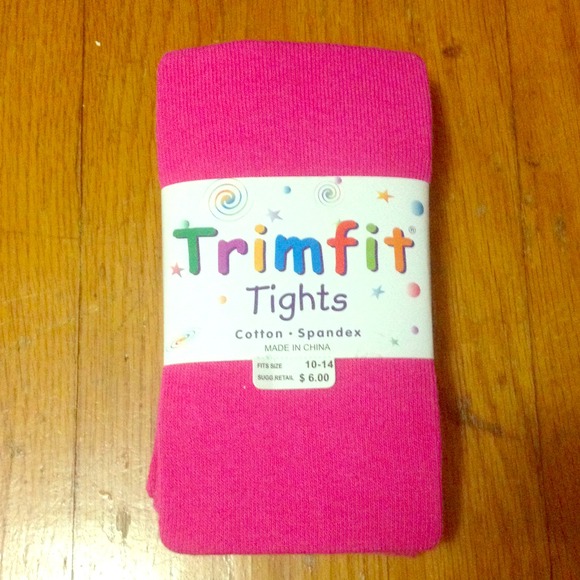 Bright pink brand new trim fit tights!