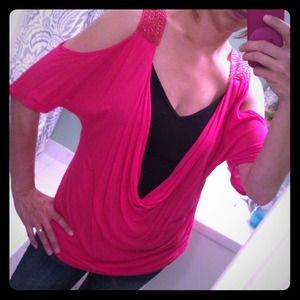 Open Arm Pink Top & J41 shoes Bundle