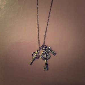 Vintage Key combo necklace