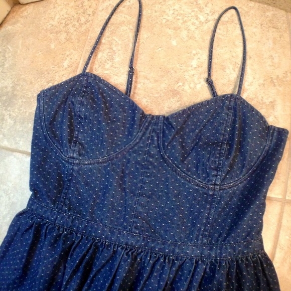 NWOT Free People Denim Dress - Picture 2 of 4