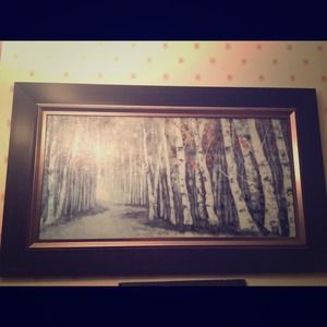 Tree pathway painting