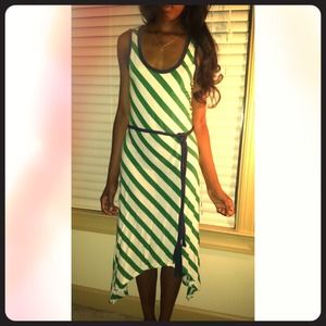 Striped Midi Dress