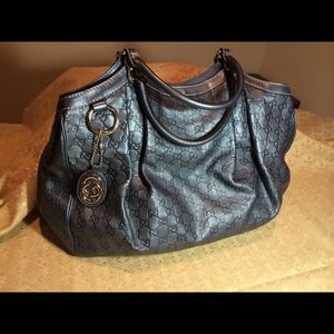 Gucci Sukey Guccissima large leather tote bag