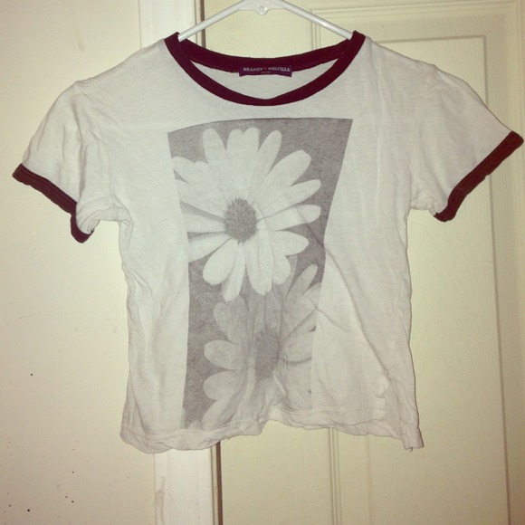 Brandy flower crop top