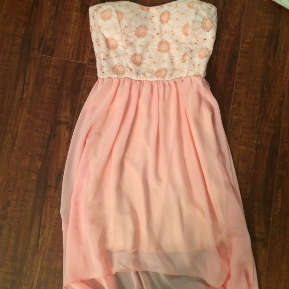 🙅SOLD🙅 Light Pink High-Low Dress