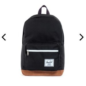 Herschel Black & Suede Backpack