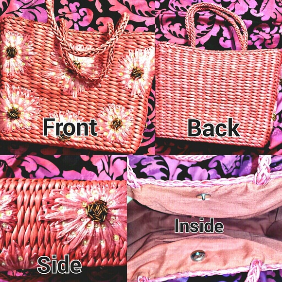 Pink handbag