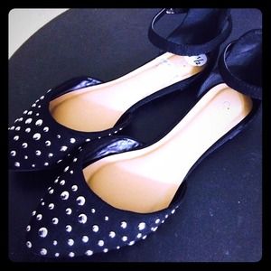 Studded Pointed Flats