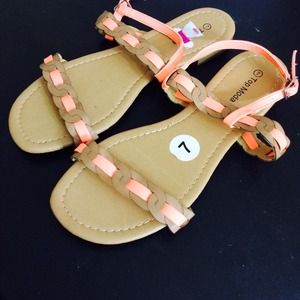 Coral Sandals