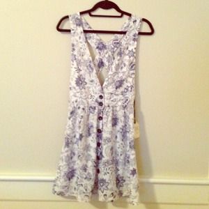 **FINAL SALE** Floral overall dress