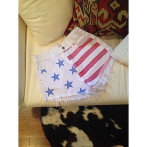 American flag shorts