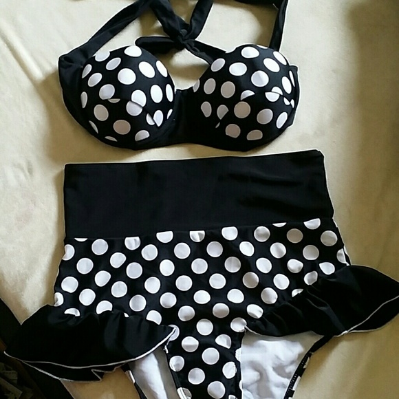 High waisted swimsuit