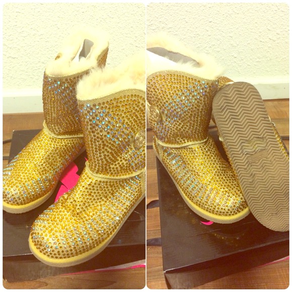 Urban glam glitter snow boots
