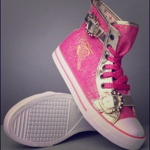 Apple Bottoms pink high tops