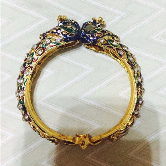 Peacock Bollywood bangle ❤️