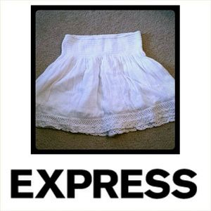 Express White cotton skirt, size XS