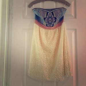 Brand New Flying Tomoto strapless dress