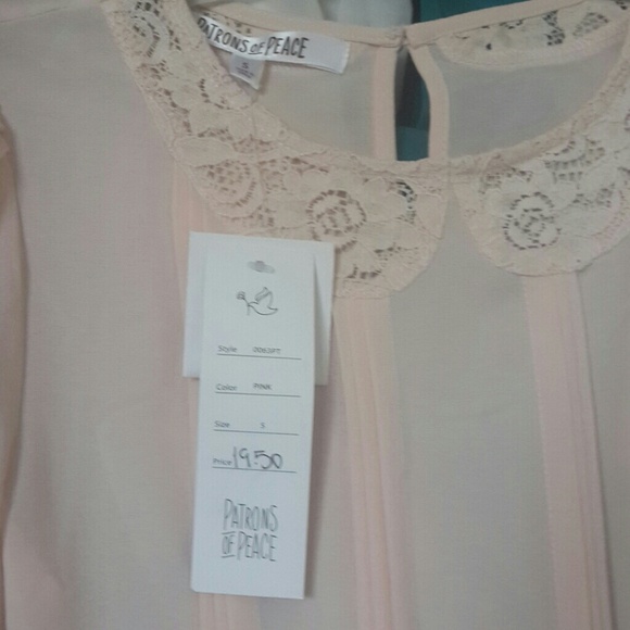 SOLD patrons of peace blouse - Picture 3 of 4