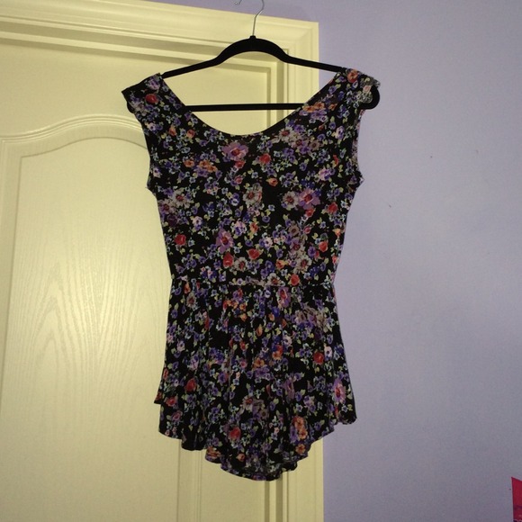 Painted Threads floral peplum. From Nordstrom