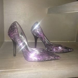 GUESS sequin heels