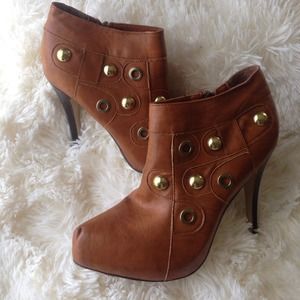 Tan Booties