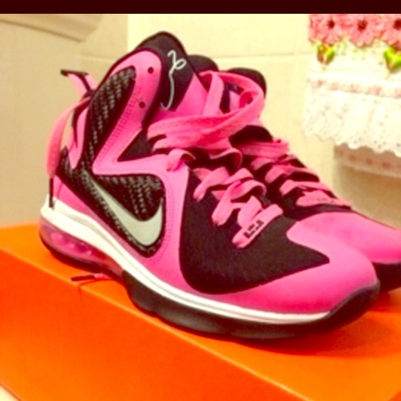 Pink lebrons 9